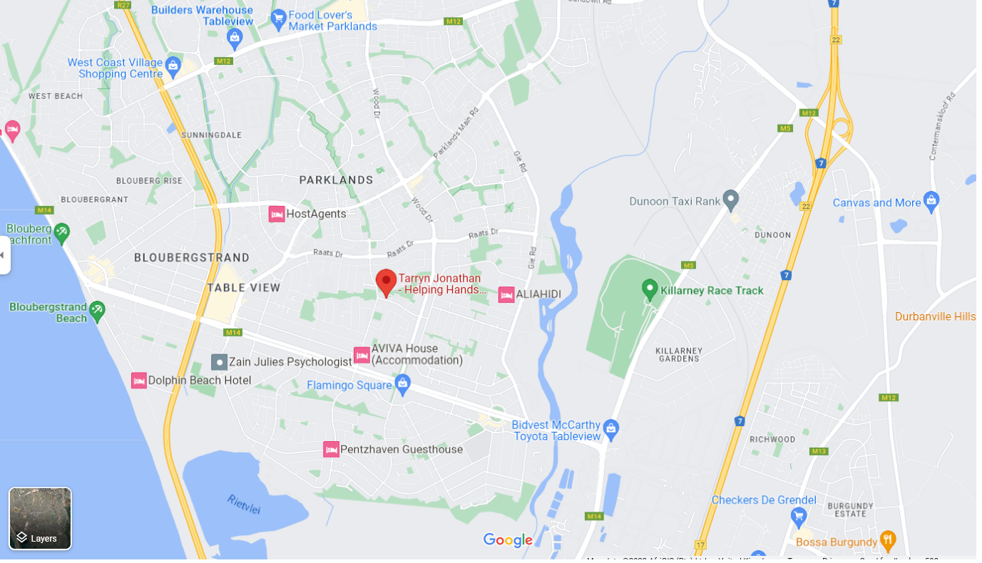 Tarryn Jonathan - Helping Hands Occupational Therapy · Helping Hands Occupational Therapy, Merlot Centre Merlot Ave Table View Cape Town 7441 South Africa